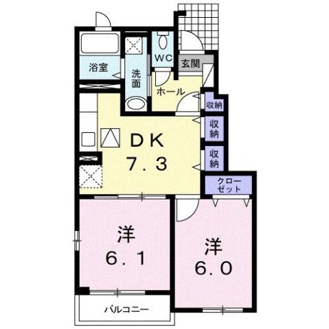 【間取り】 | ウェリナ　ラウンジ