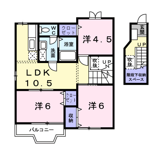 【間取り】 | サンライズＴ　Ｅ棟