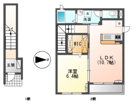 【間取り】 | フェアリー大前　Ａ棟
