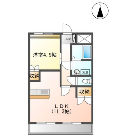 【間取り】 | エルガーデン白石