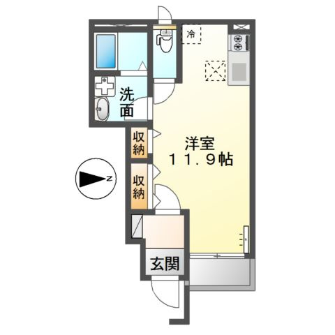 【間取り】 | サンパレス白石
