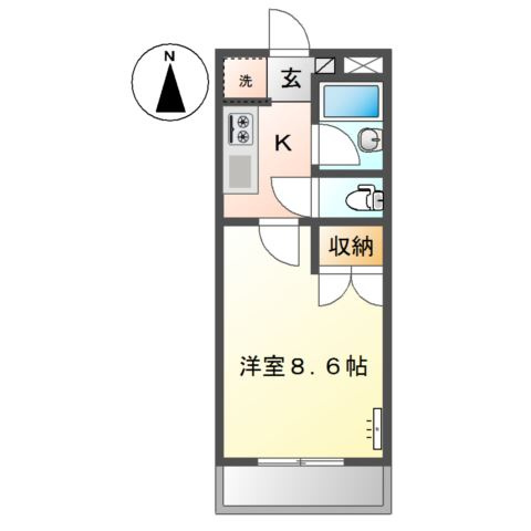 【間取り】 | シャインキャッスルⅡ