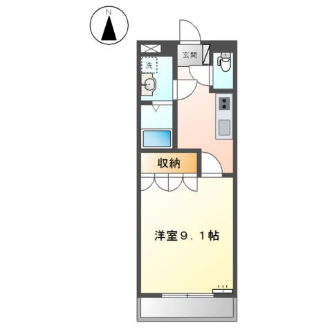 【間取り】 | ペガサス和気Ⅱ番館