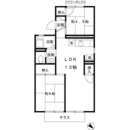【間取り】 | ファミール阪和