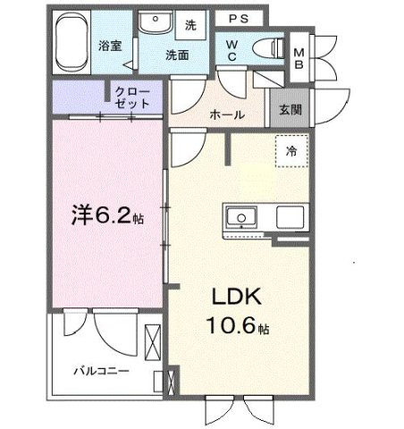 フルール彦根の間取り
