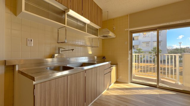 下河原団地　S-2のキッチン