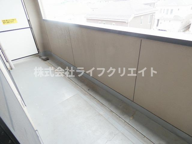 メゾン・ユングフラウのバルコニー