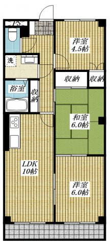 メゾン・ユングフラウの間取り