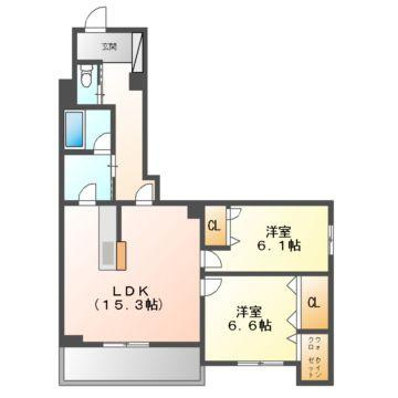 サニーコートの間取り