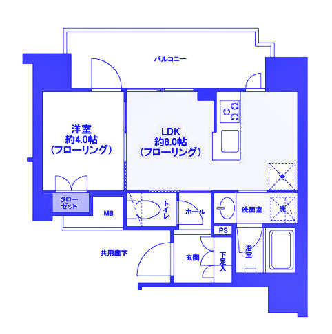 ネベル浦和の間取り