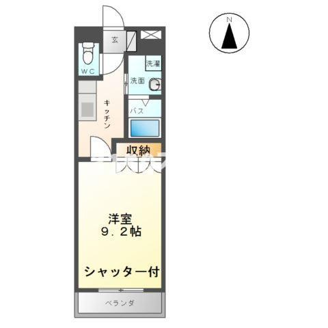 メゾン　ドゥ　ティアレの間取り