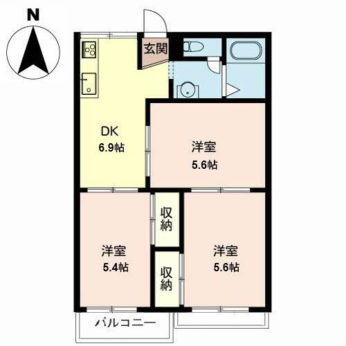 ROGOハイツの間取り