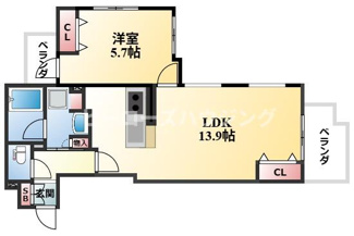【間取り】 | ランティエ豊中