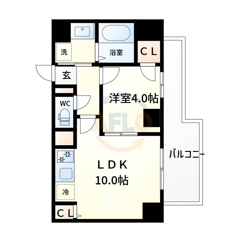 ラ・ピシーヌ南堀江の間取り|大阪市西区南堀江4丁目プロジェクト　間取り