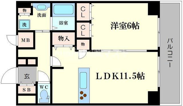 プレサンス本町ジョイスの間取り