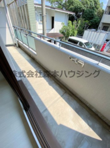 【バルコニー】 | 　住道ファーストハイツ | 陽当たり良好なバルコニーです