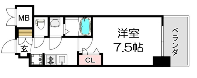【間取り】 | プレサンス堺筋本町センティス