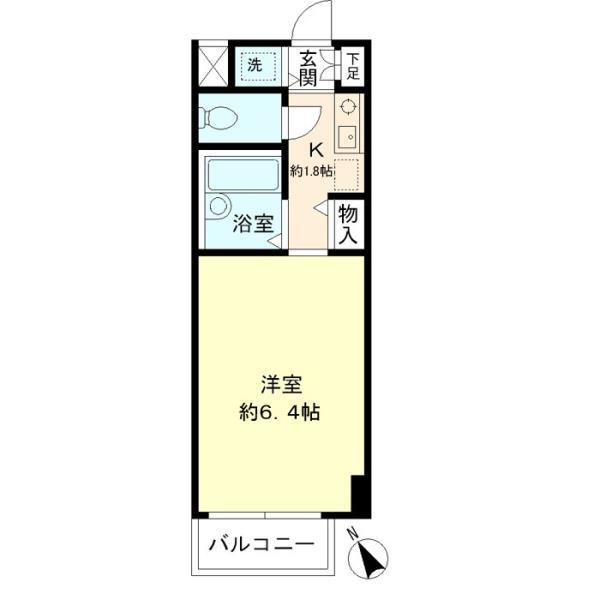 北辰ヒルズ早稲田の間取り