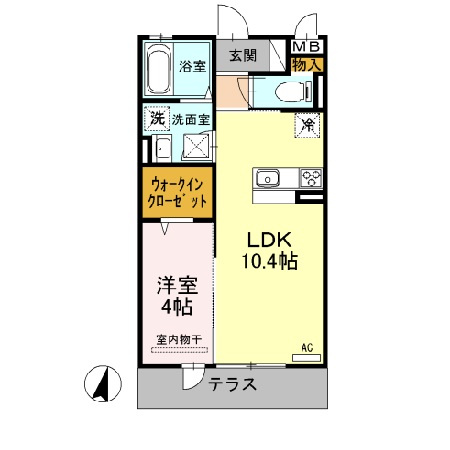 【間取り】 | ディ イゾラ北野田