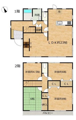 【間取り】 | 4LDKはリビングダイニングキッチンと4つの居室がある間取りで、大家族や二世帯住宅に最適。広々としたリビングで家族団らんを楽しみ、個室でプライベートな時間も確保でき、快適な生活を送ることができますよ。