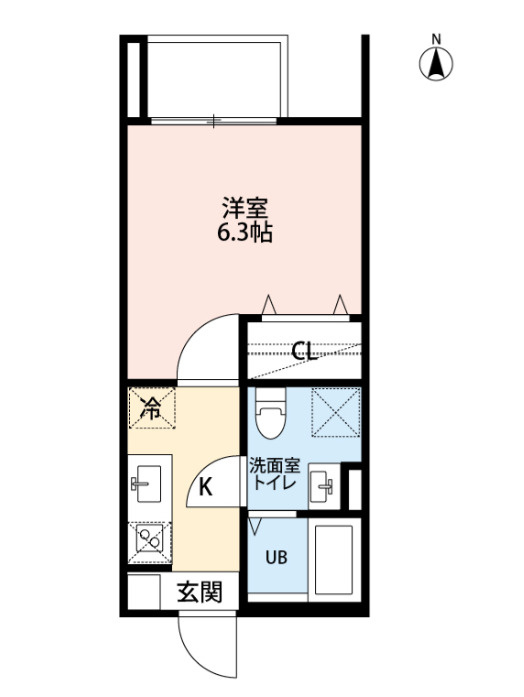 アズベル外新町の間取り