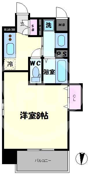 レオンコンフォート新梅田IIIの間取り|レオンコンフォート新梅田Ⅲ　　間取り