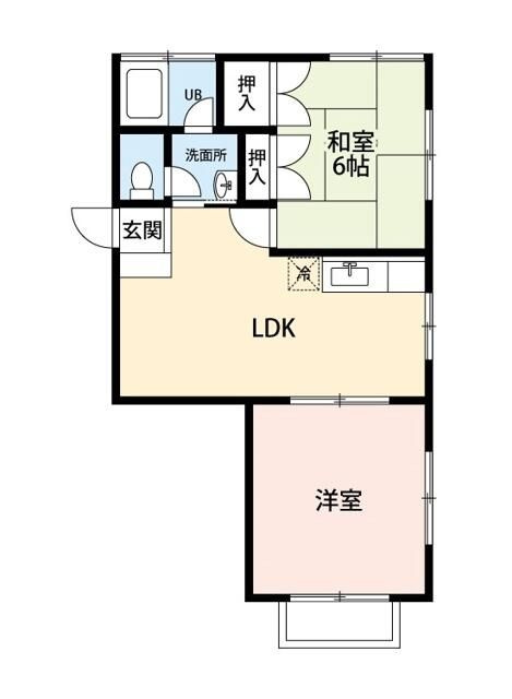 アビタシオンポポロの間取り