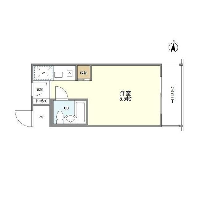 メディアハイツ南の間取り