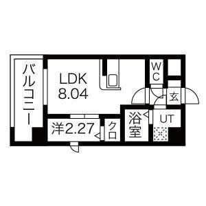 【間取り】 | パグーロ西新南