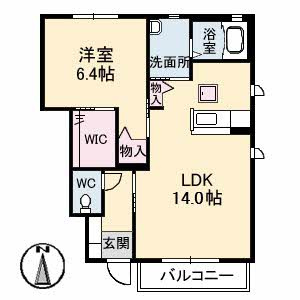 【間取り】 | パルク・ギオーネ弐番館