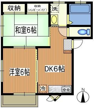 谷井コーポの間取り