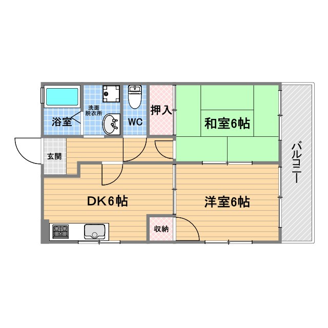 ＪＭＩハイツの間取り