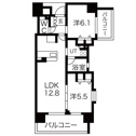 【間取り】 | クリスタルエグゼ心斎橋　間取り