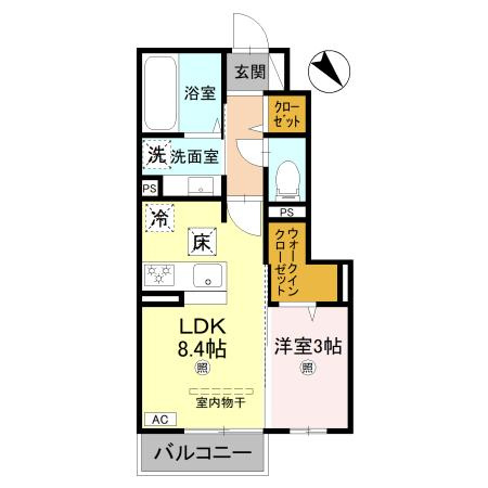 グランクレール西二見の間取り