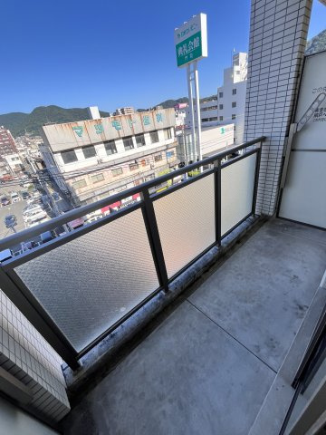 ベルガモット門司駅前のバルコニー
