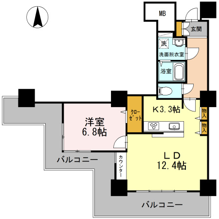 【間取り】 | 品川シーサイドビュータワー Ⅰ
