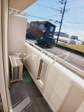 ポプルスＡのバルコニー|高崎、前橋のお部屋探しはエンドスケープまで！お客様の理想お聞かせ下さい♪