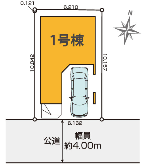 葛飾区青戸３丁目新築戸建の区画図