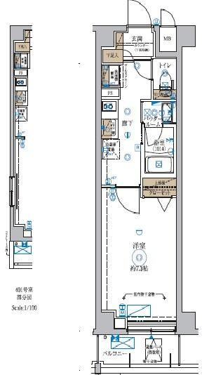 ガリシア板橋の間取り