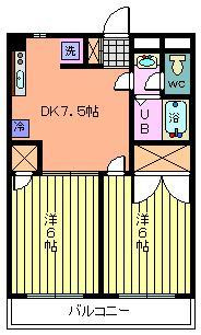 ギャラクシー中浦和の間取り