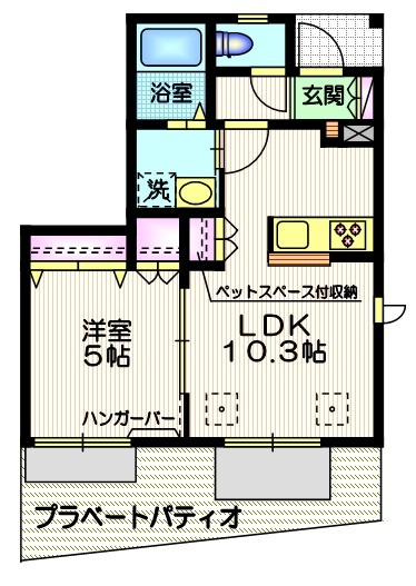 メゾン中落合の間取り|★フルスペック仕様★全室角部屋★