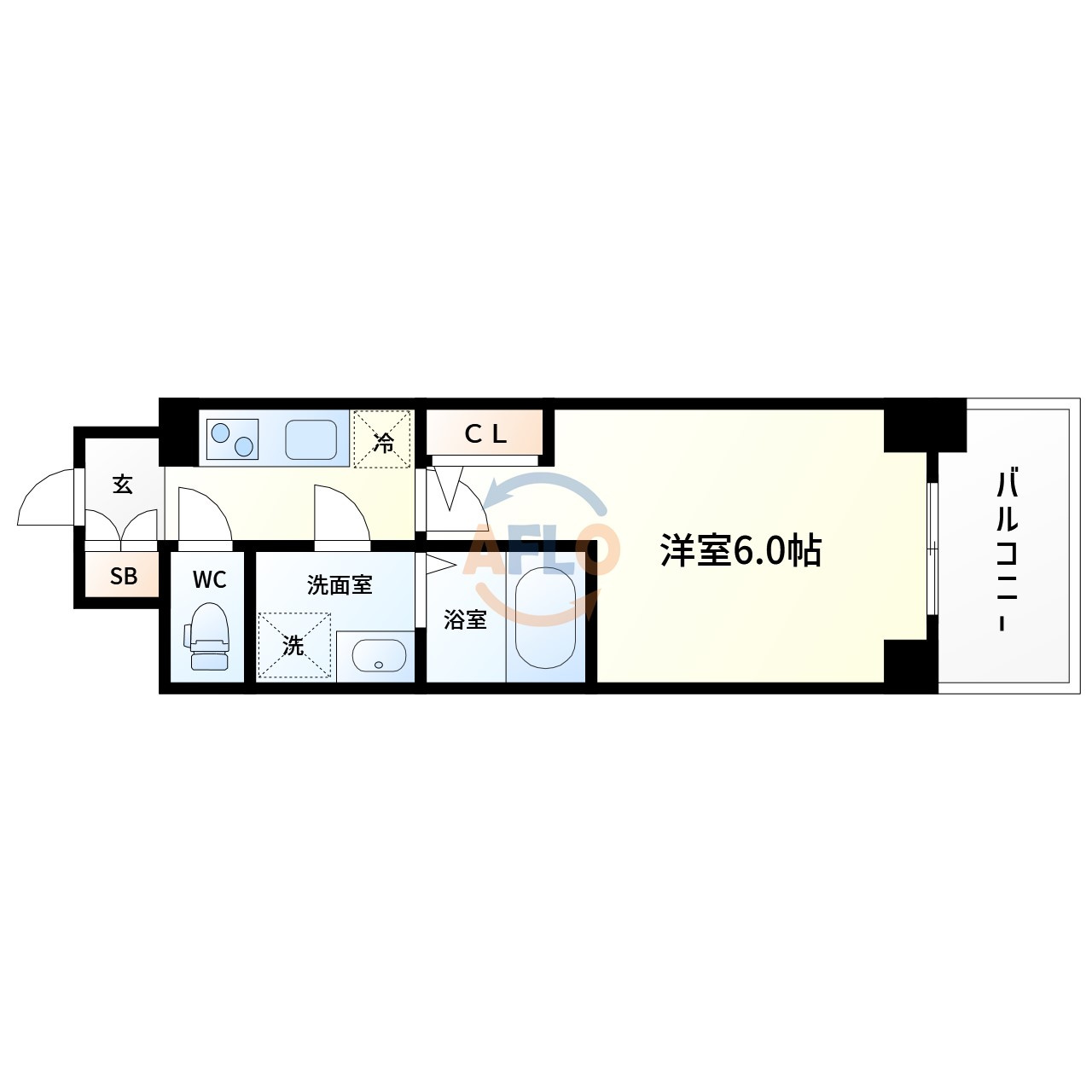 エスリード大阪リブレの間取り|エスリード大阪リブレ　間取り