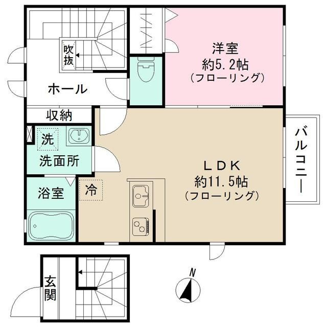 エーブハウスの間取り