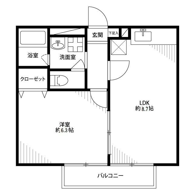 アムール Cageの間取り