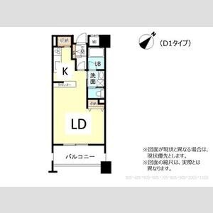 アーバネックス神戸駅前の間取り
