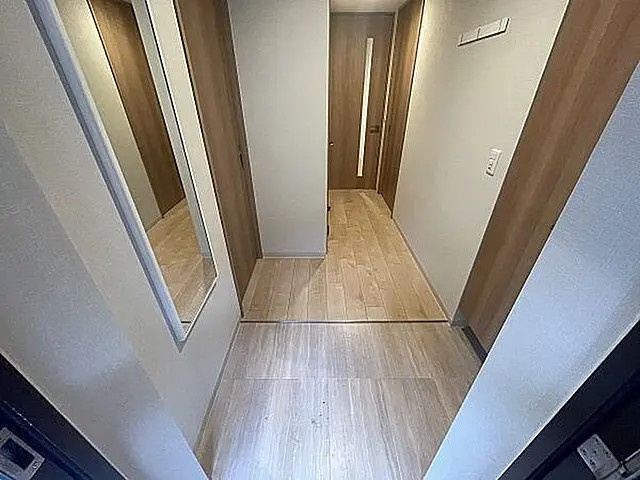 ロワゾブルー神戸住吉の玄関