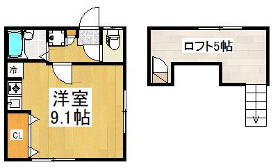 泉コーポ　アネックスの間取り