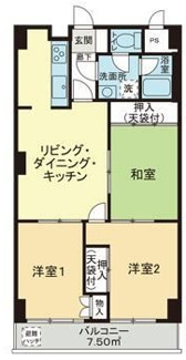 【間取り】 | ジュネシオン竜泉 | 間取りです。