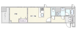 【間取り】 | デュオ・スカーラ東日本橋 | 間取りです。
