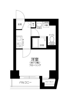 【間取り】 | アイル秋葉原ＮＯＲＴＨ弐番館 | 間取りです。